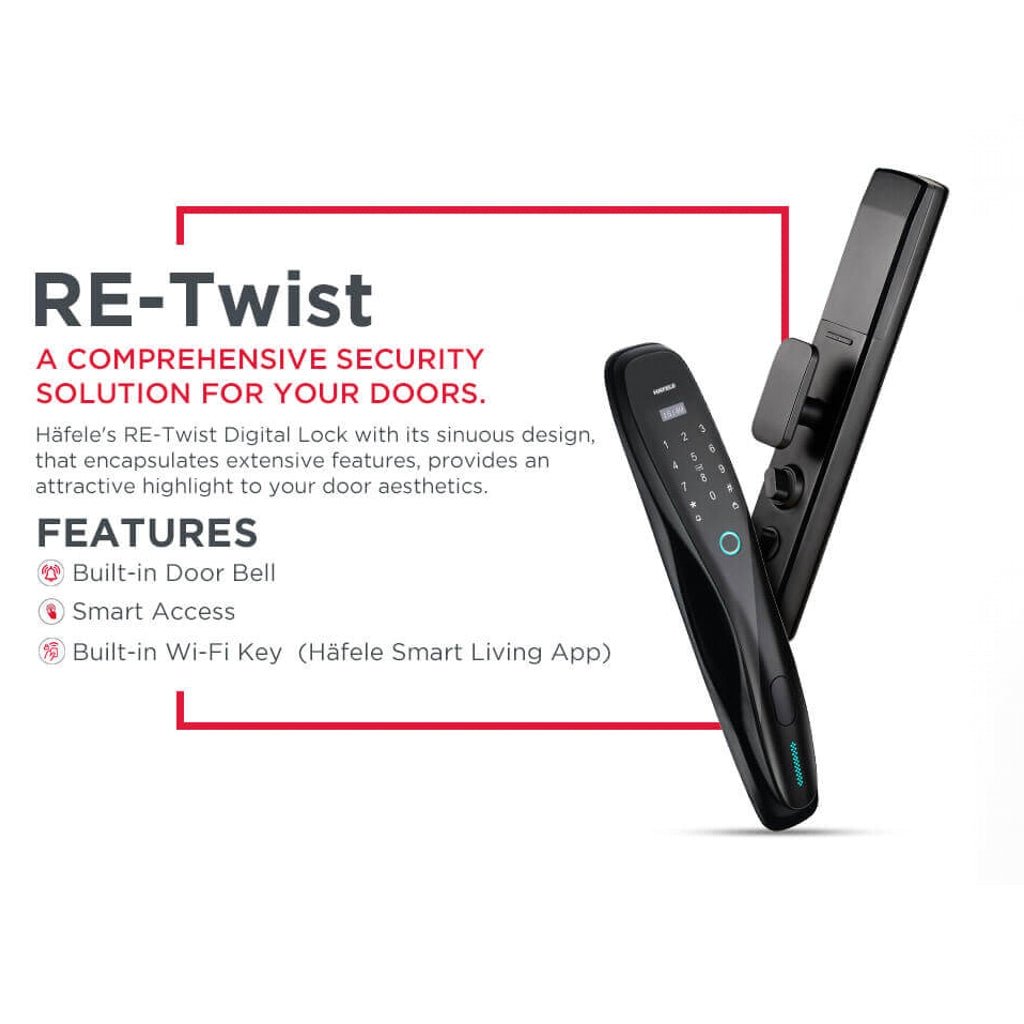 Hafele - RE-Twist Digital Lock